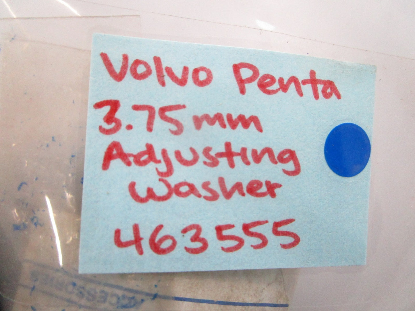 NEW OEM 463555 Volvo Penta 3.75mm Adjusting Washer 0810