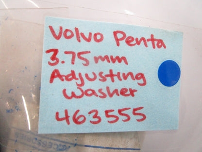 NEW OEM 463555 Volvo Penta 3.75mm Adjusting Washer 0810