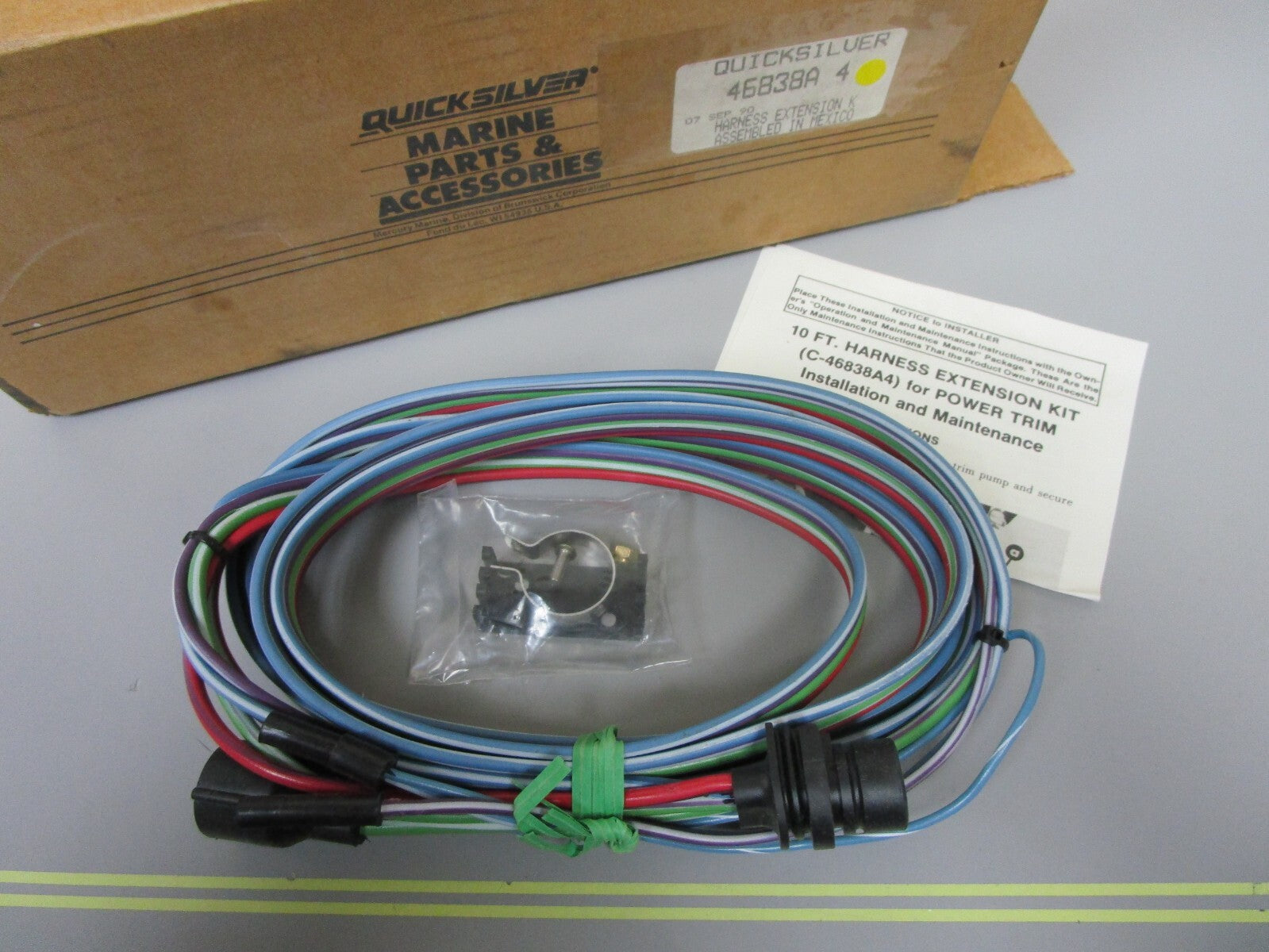 *NEW OEM* 0810 Mercury Quicksilver Harness Extension 46838A4