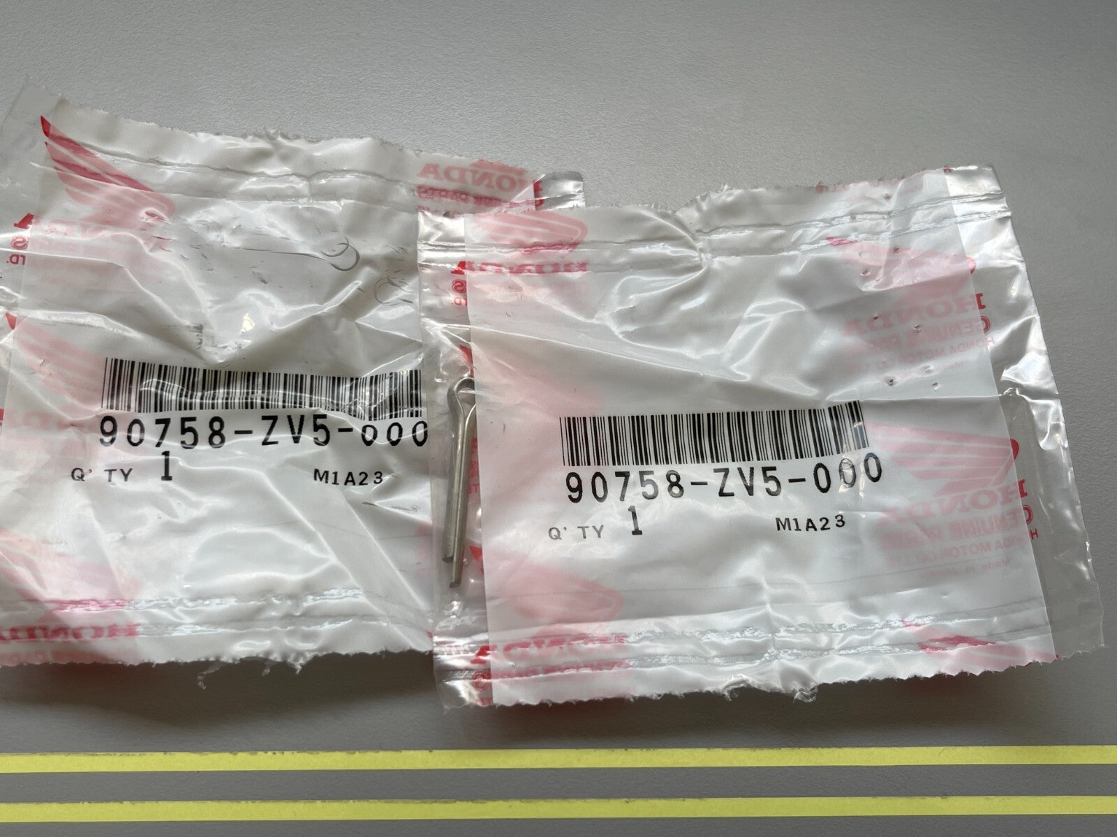 *NEW OEM* (LOT OF 2) 0810 Honda Split Pin 90758-ZV5-000
