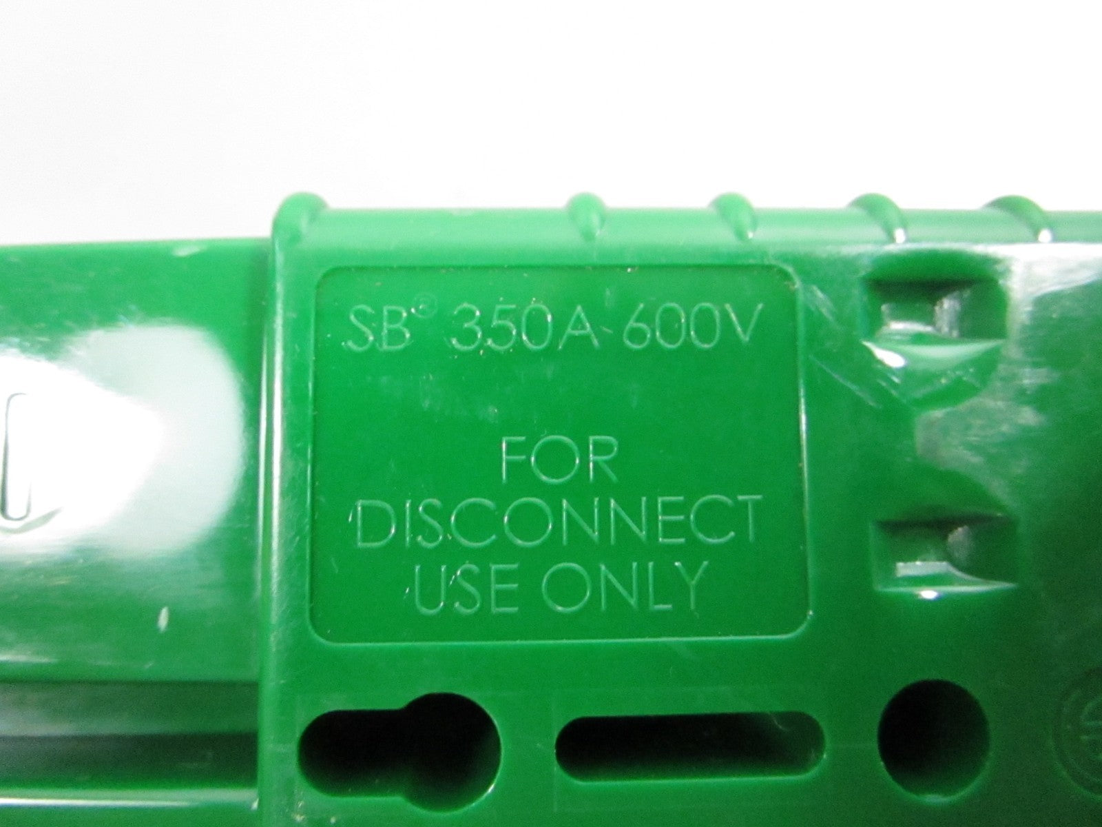 NEW OEM 931-BK Anderson Power SB 350A 600V Green Connector Housing 0810