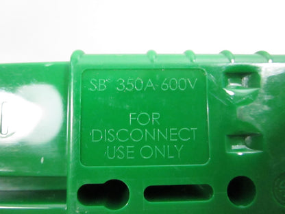 NEW OEM 931-BK Anderson Power SB 350A 600V Green Connector Housing 0810