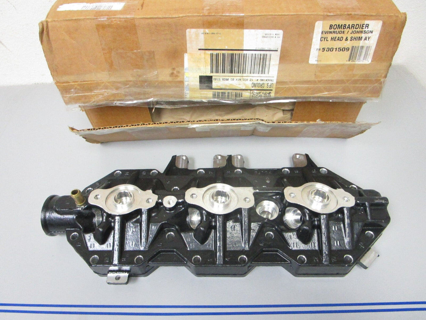 *NEW OEM* 0720 OMC Evinrude 200 225 250 hp 2000 Port Cylinder Head 5001509