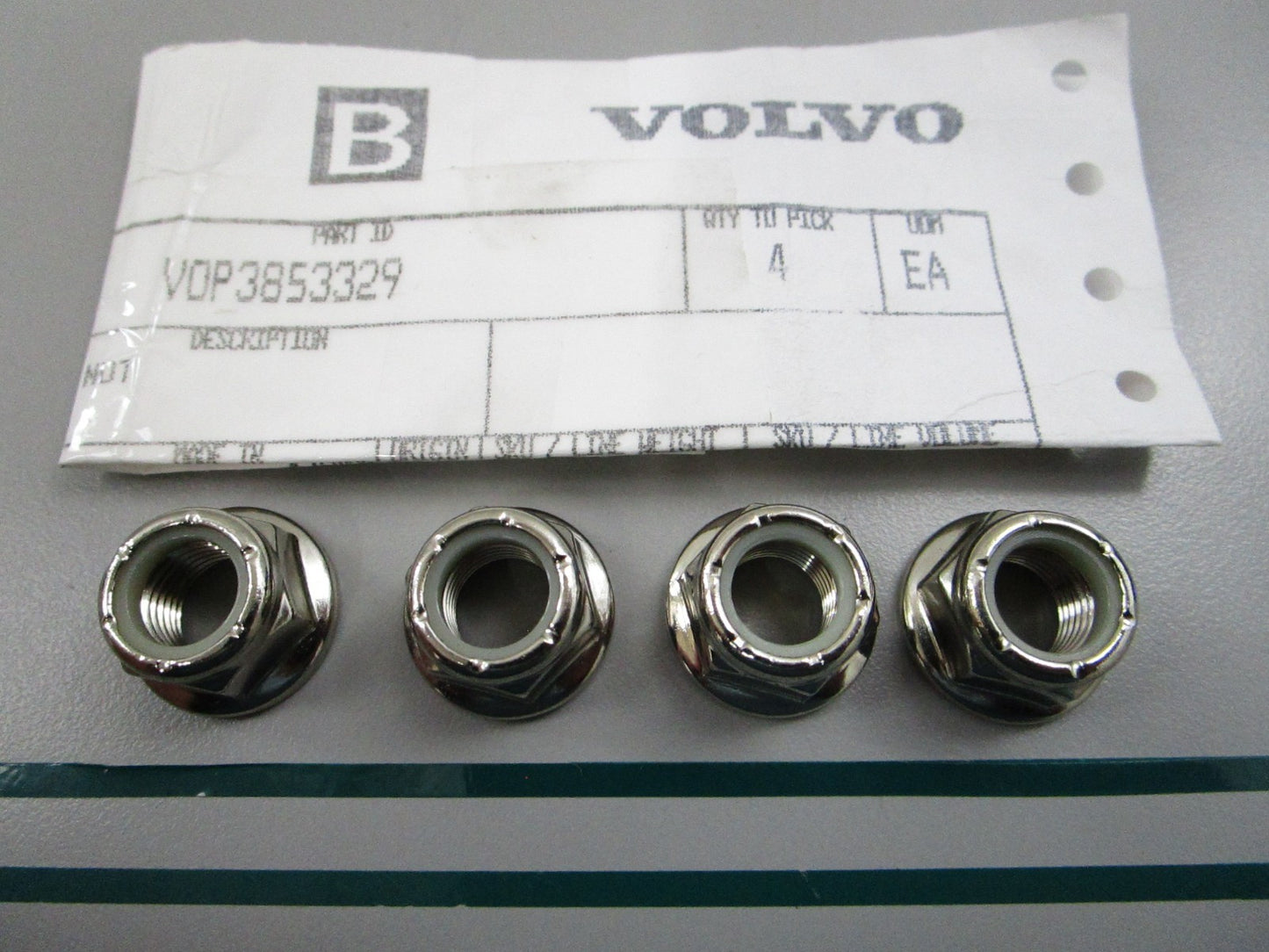 Volvo Penta NEW OEM Pivot Pin Lock Nut 3853329 7/16-20 DP SX NOS (LOT OF 4) 0810