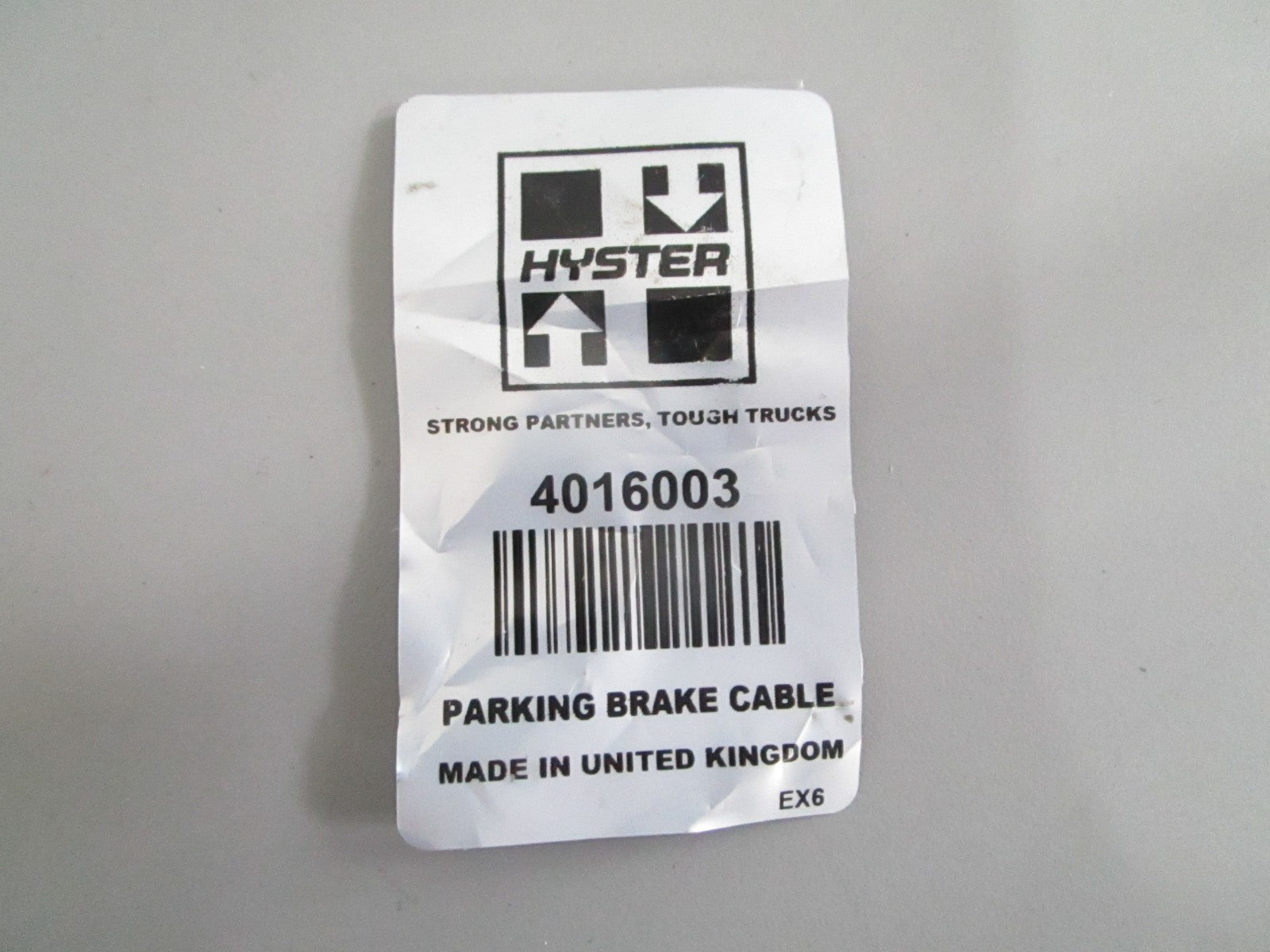 NEW OEM 4016003 Hyster Parking Brake Cable 0820
