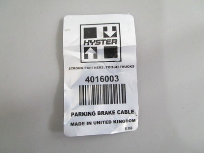 NEW OEM 4016003 Hyster Parking Brake Cable 0820