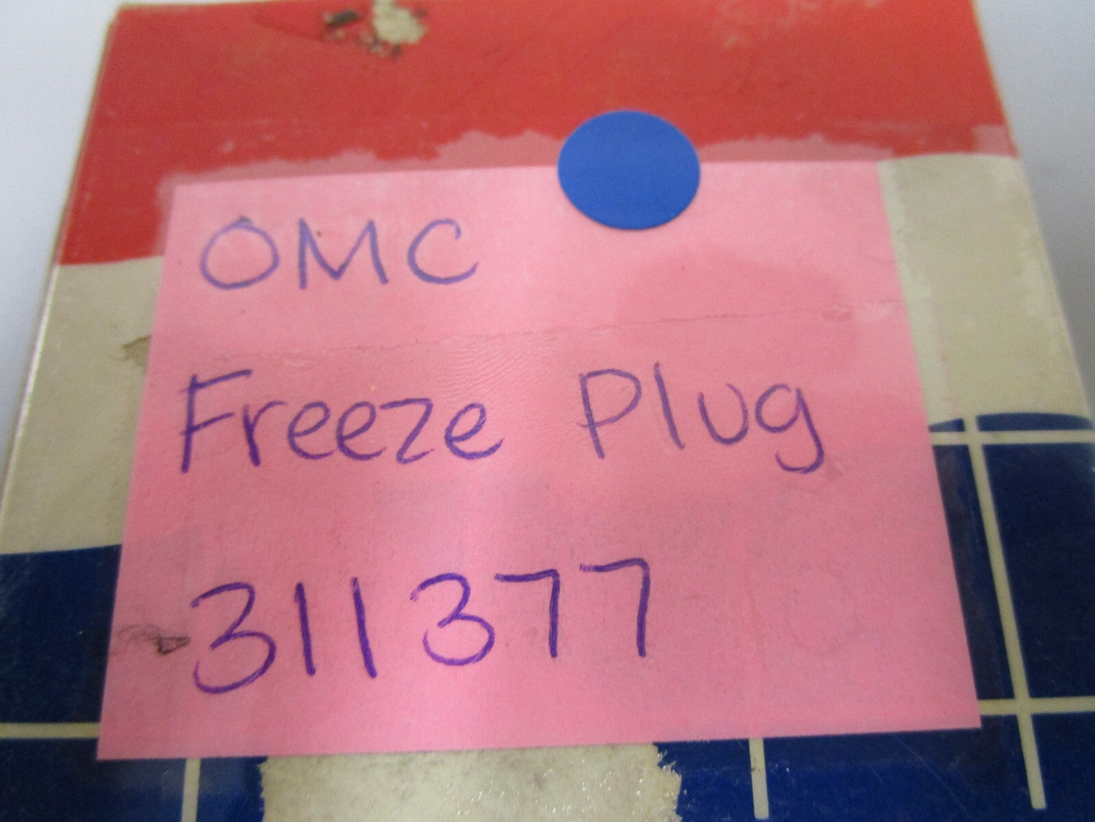 *NEW OEM* 0810 OMC Johnson Evinrude Freeze Plug 311377 0311377