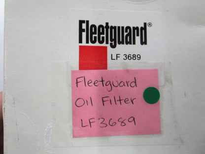 NEW (LOT OF 2) LF3689 Fleetguard Oil Filter 0810
