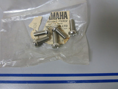 *NEW OEM* (LOT OF 5) 0810 Yamaha Screw 97890-06016