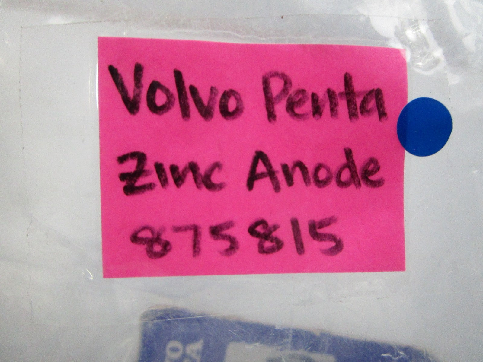 NEW OEM 875815 Volvo Penta Zinc Anode 0810