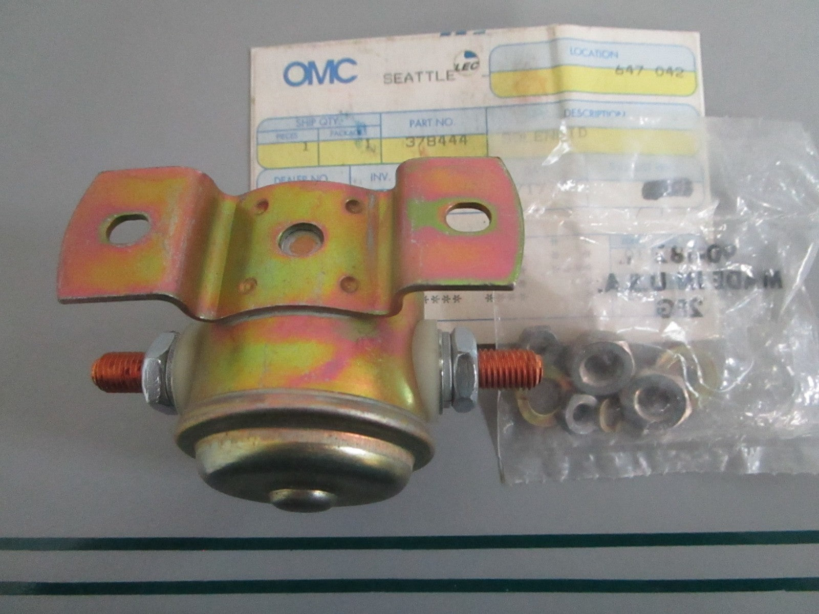 NEW OEM 378444 0378444 OMC Johnson Evinrude Solenoid 0820