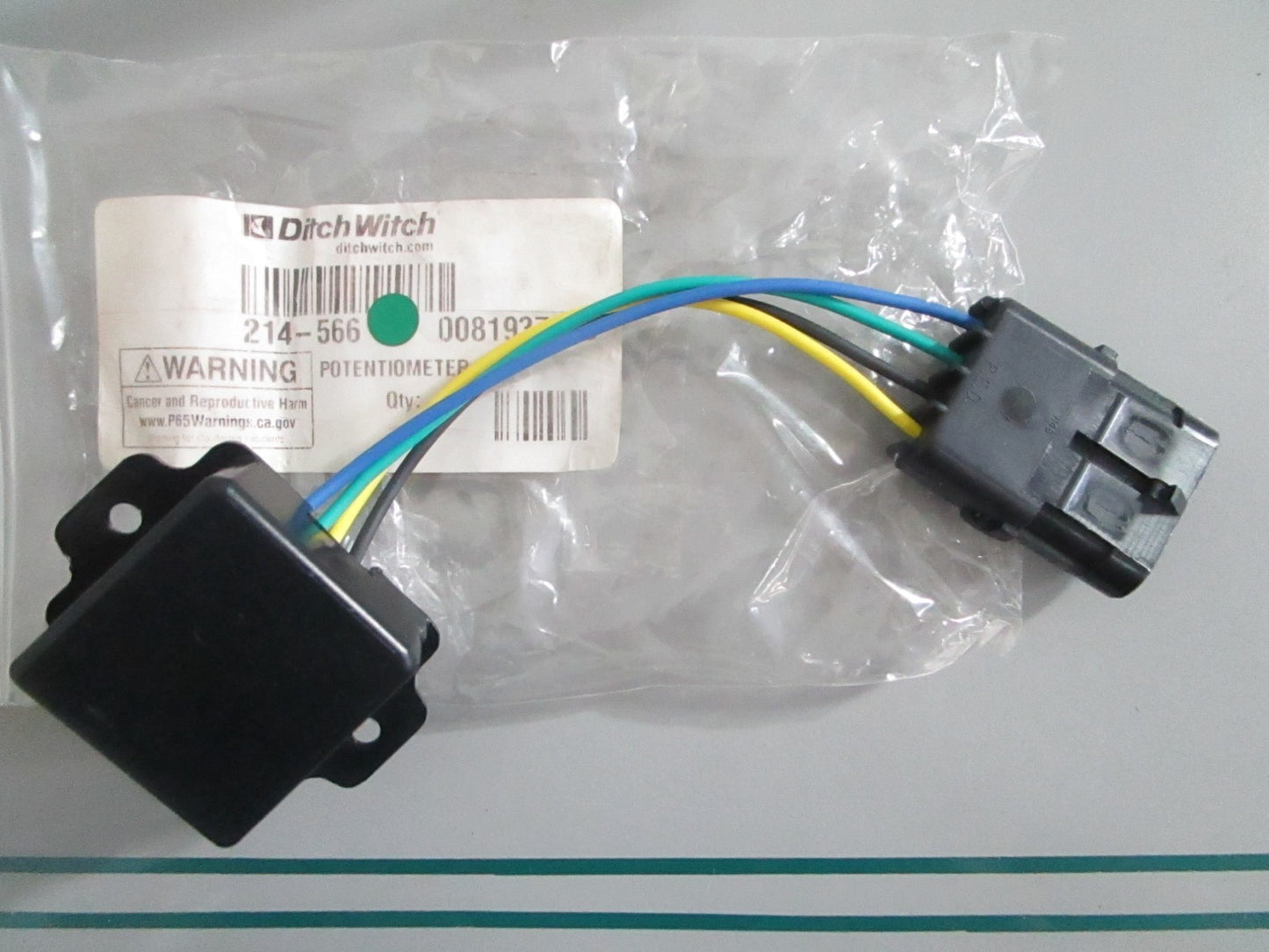 NEW OEM 214-566 Ditch Witch Potentiometer 0820