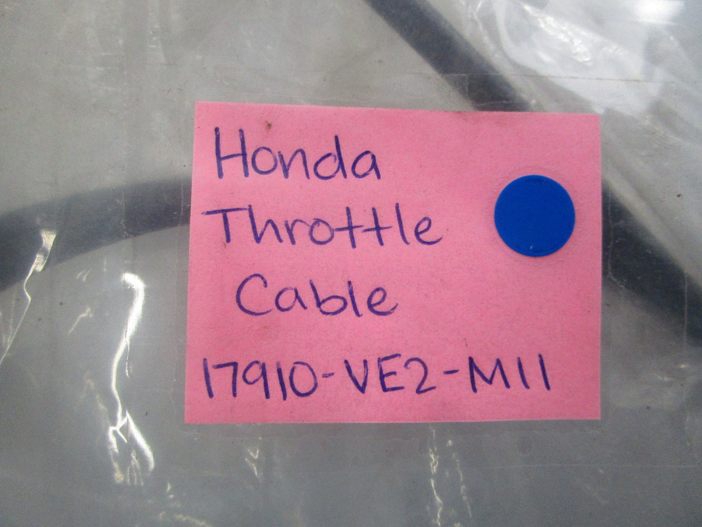 *NEW OEM* 0810 Honda Throttle Cable 17910-VE2-M11