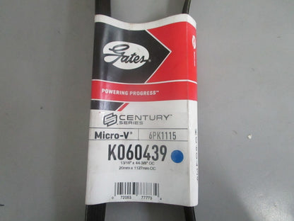 NEW K060439 Gates Century Series Micro-V Serpentine Belt 0820