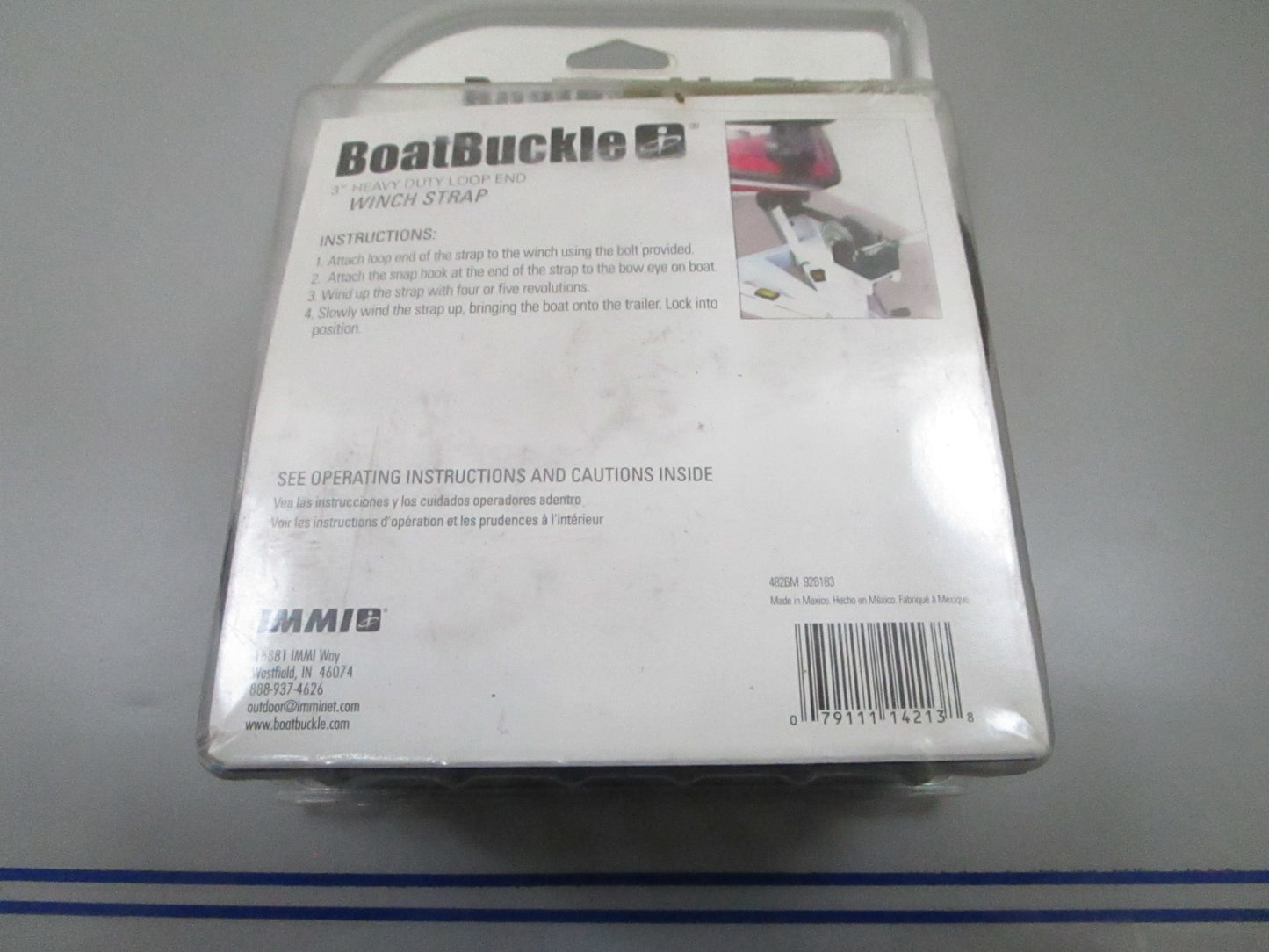 *NEW* 0810 Boat Buckle 3" X 25' Heavy Duty Strap F14213