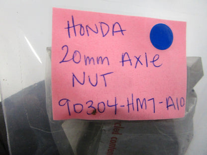 *NEW OEM* 0810 Honda 20mm Axle Nut 90304-HM7-A10