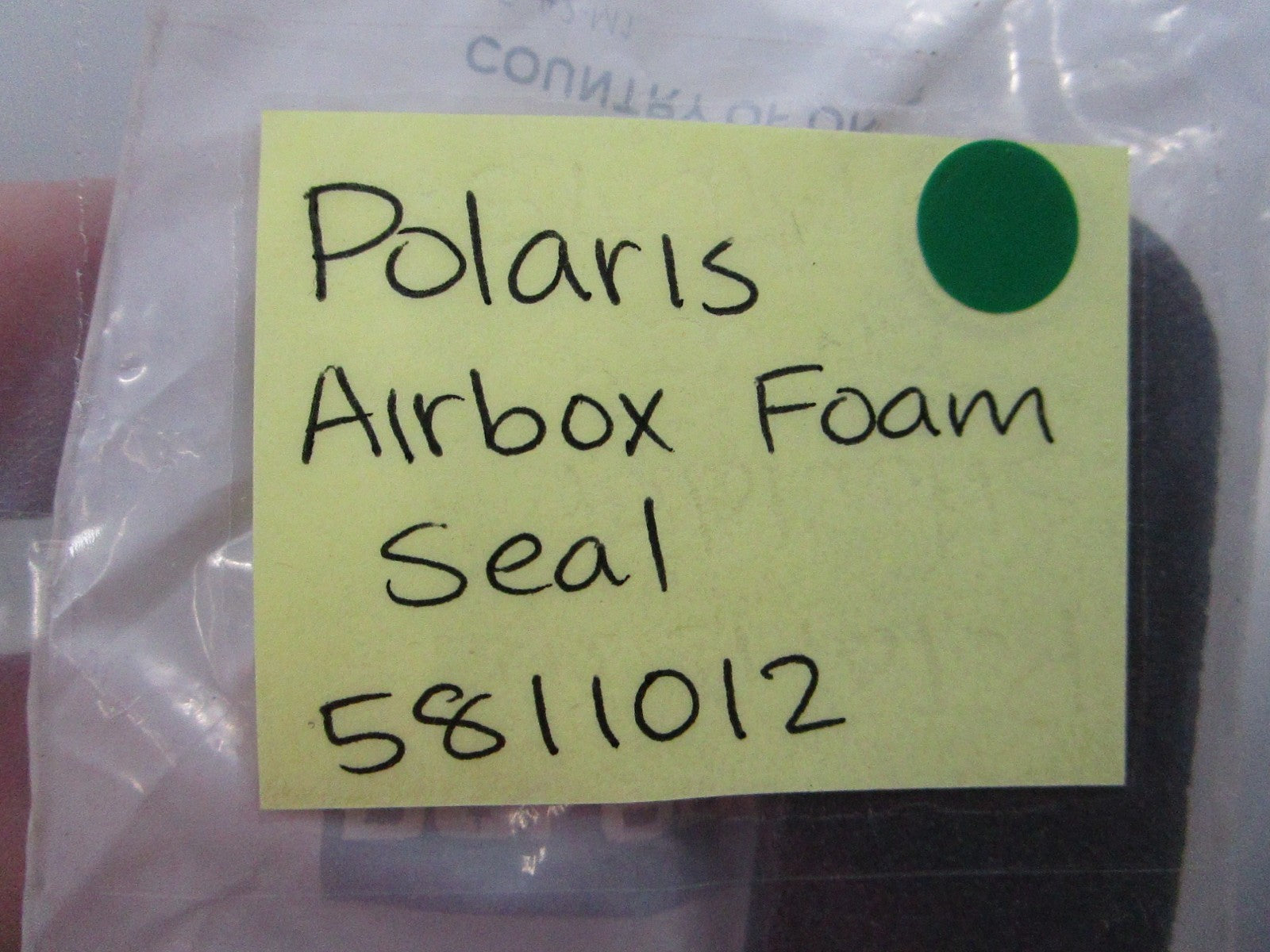 NEW OEM 5811012 Polaris Airbox Foam Seal 0810