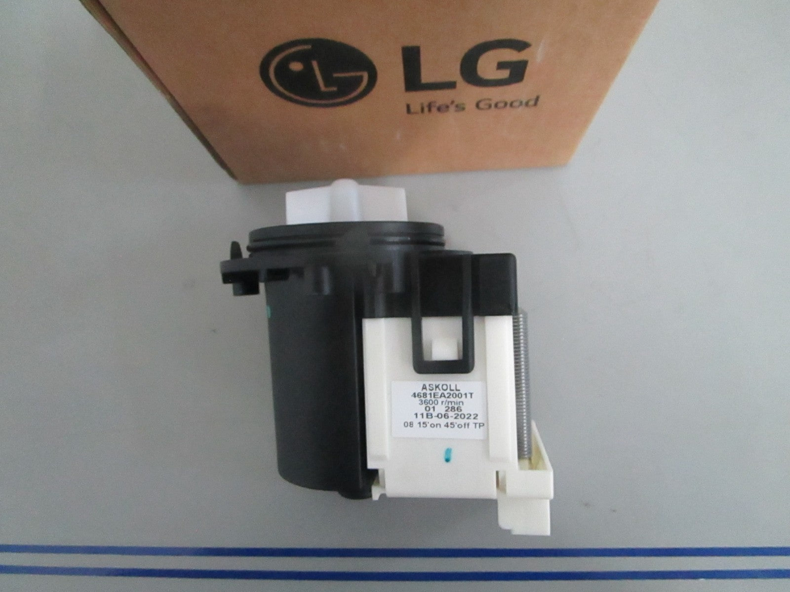 NEW OEM 4681EA2001T LG AC Motor Pump Assy 0820