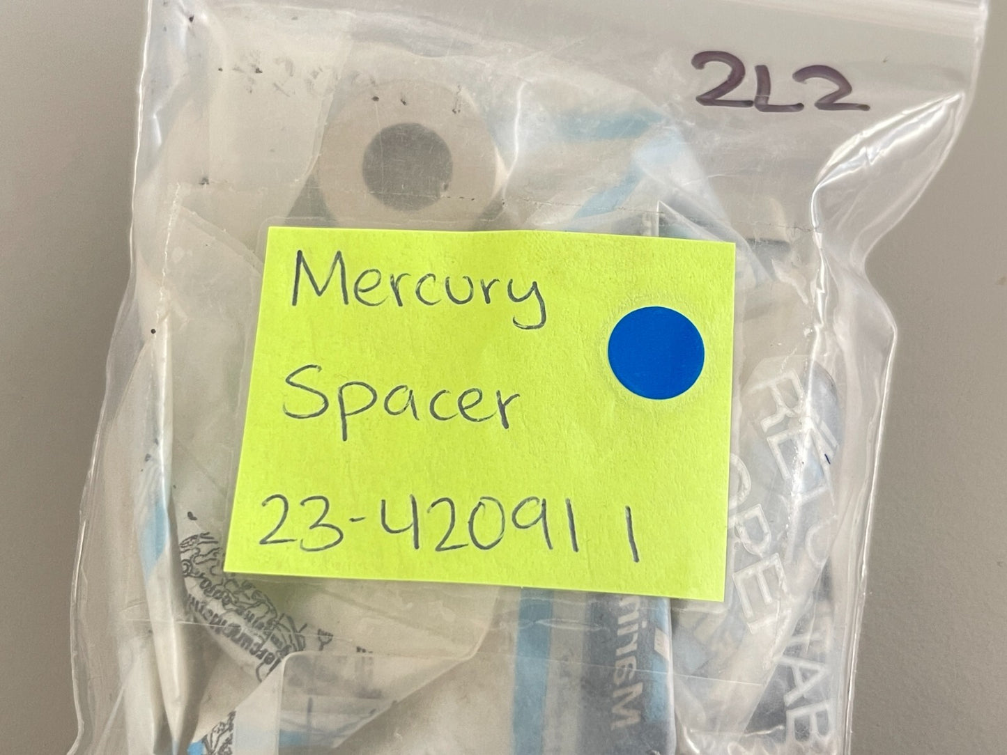 *NEW OEM* (LOT OF 2) 0810 Mercury Quicksilver Spacer 23-42091-1