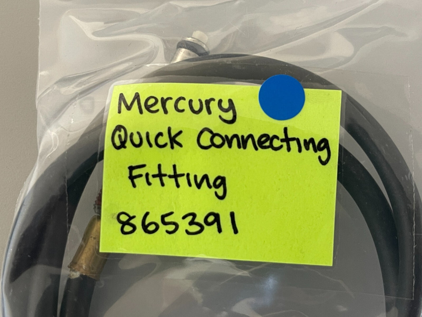 *NEW OEM* 0810 Mercury Quicksilver Quick Connecting Fitting 865391