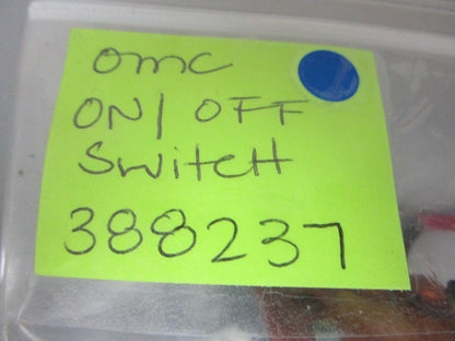 *NEW OEM* 0720 OMC Johnson Evinrude On / Off Switch 388237 0388237