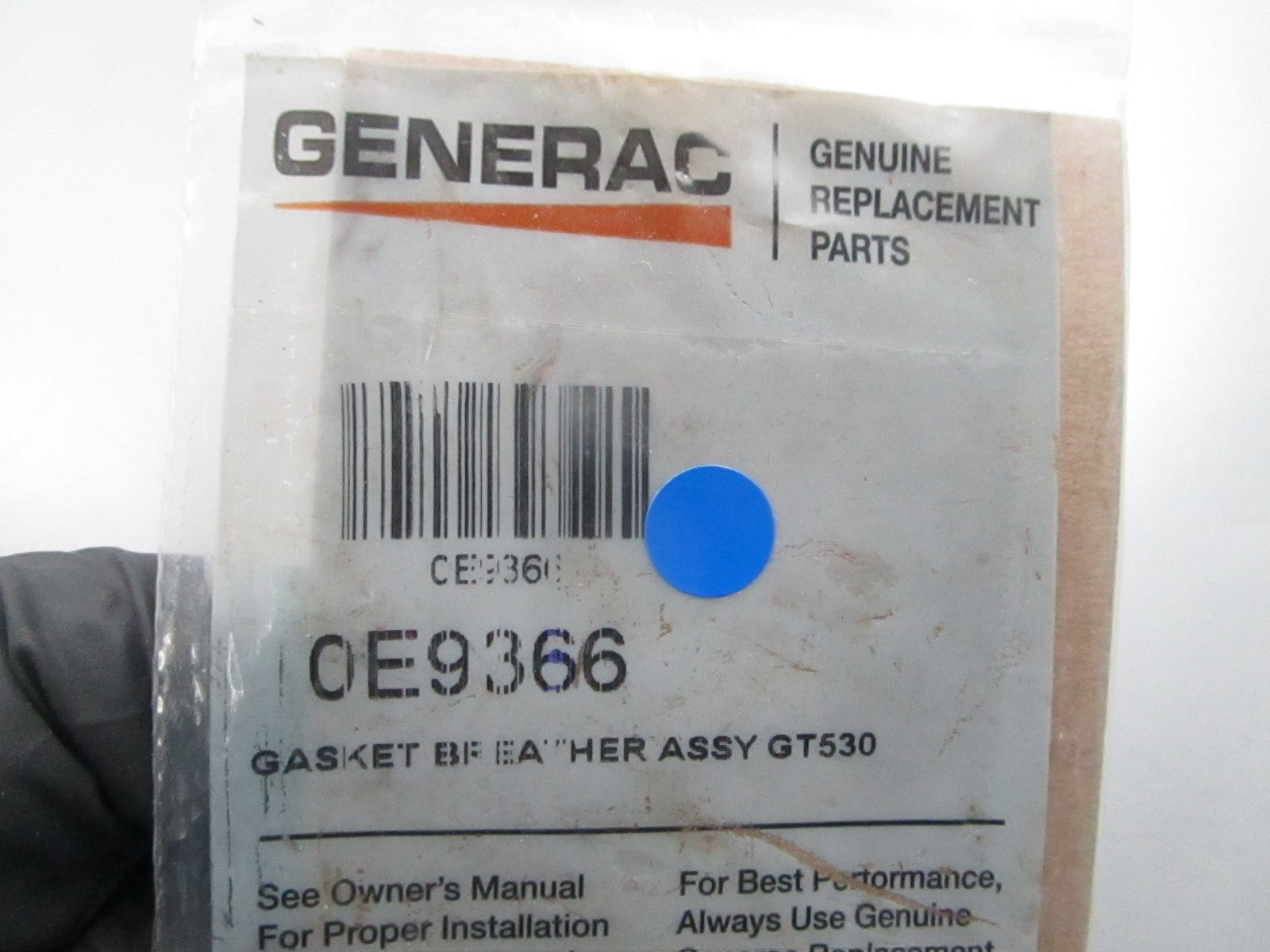 *NEW OEM* 0810 Generac Gasket Breather Assembly 0E9366