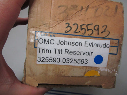 *NEW OEM* 0720 OMC Johnson Evinrude Trim Tilt Reservoir 325593 0325593