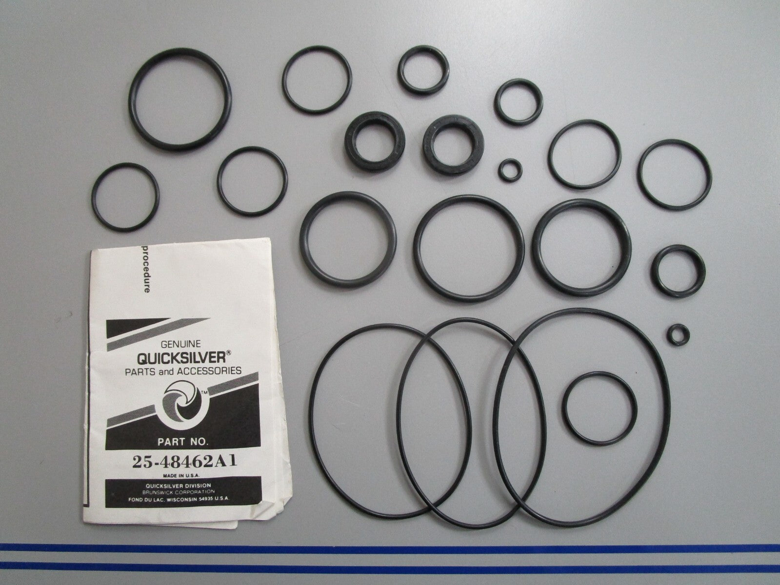 *NEW OEM* 0820 Mercury Quicksilver Power Trim O-Ring Kit 25-48462A1