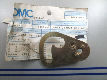 *NEW OEM* 0810 OMC Johnson Evinrude Shift Lockout Cam 393219 0393219