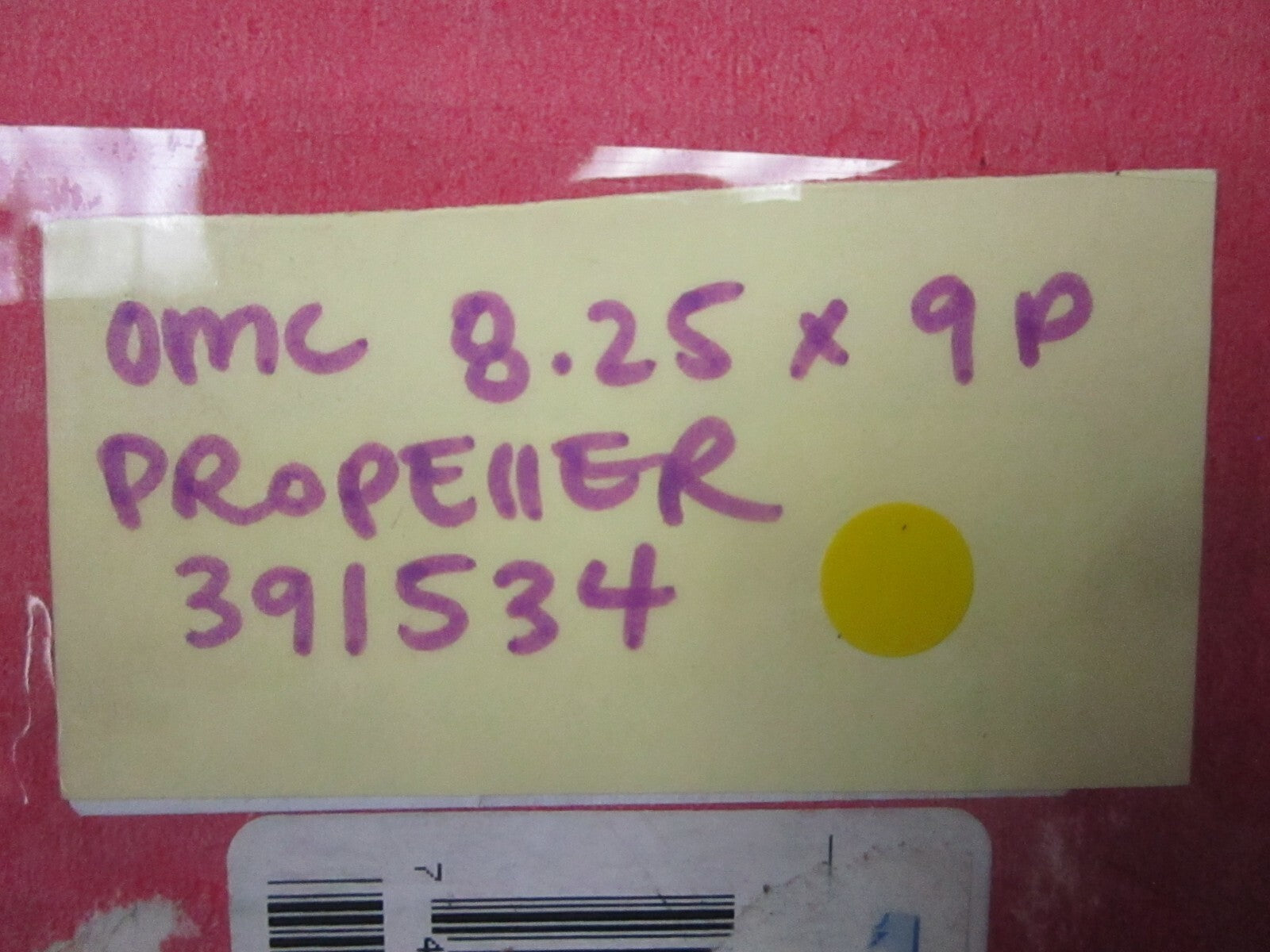 *NEW OEM* 0720 OMC Johnson Evinrude 8.25 x 9P Propeller 391534 0391534