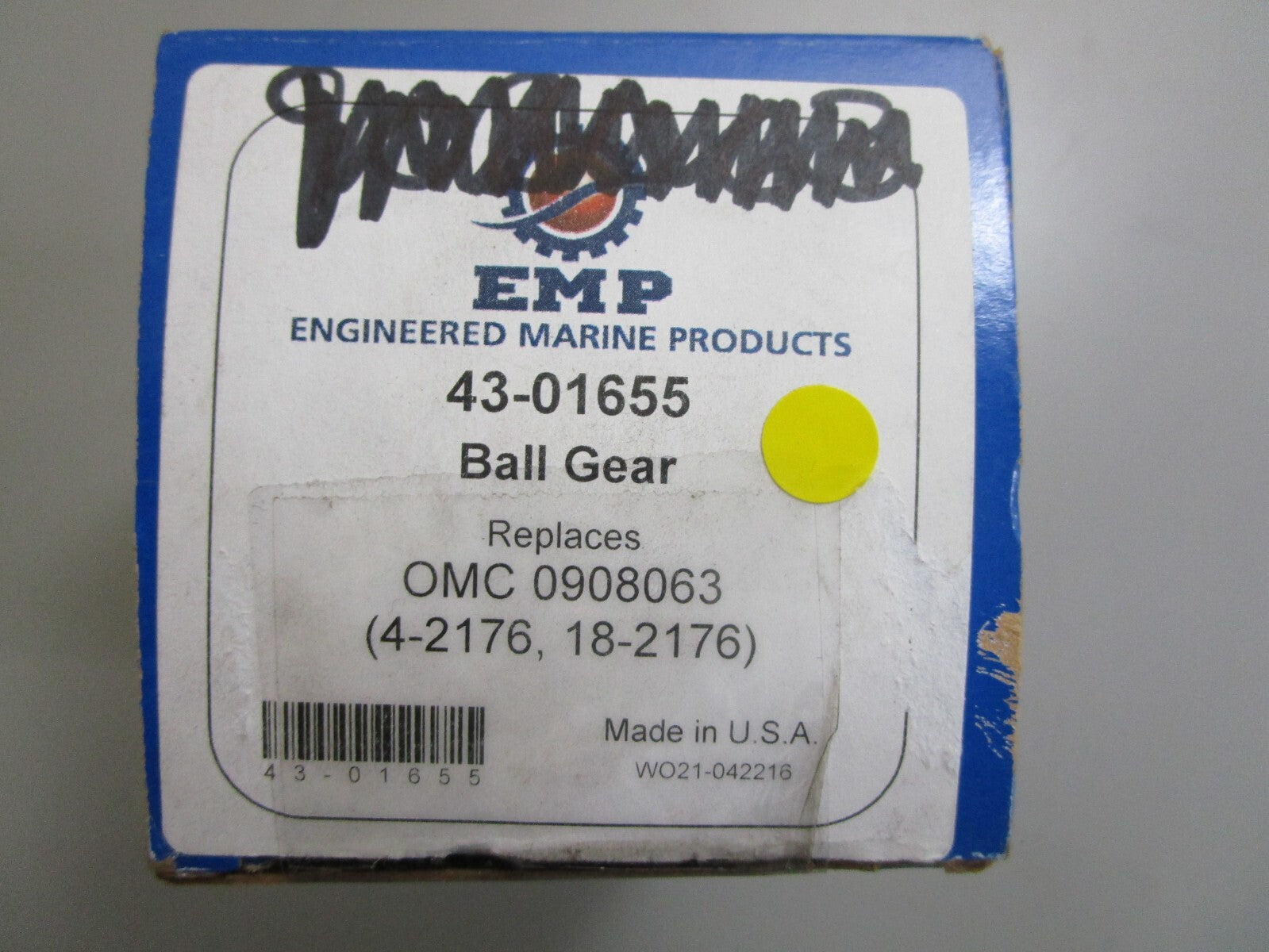 *NEW* 0810 EMP Ball Gear 43-01655 Replaces: OMC 908063 0908063