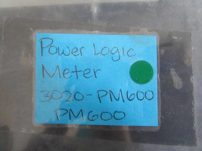 Square D PowerLogic 3020-PM600 Power Meter 600V AC NOS Genuine NEW OEM 0820