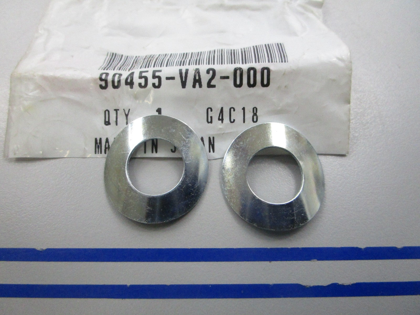 NEW OEM (LOT OF 2) 90455-VA2-000 Wheel Washer 0810