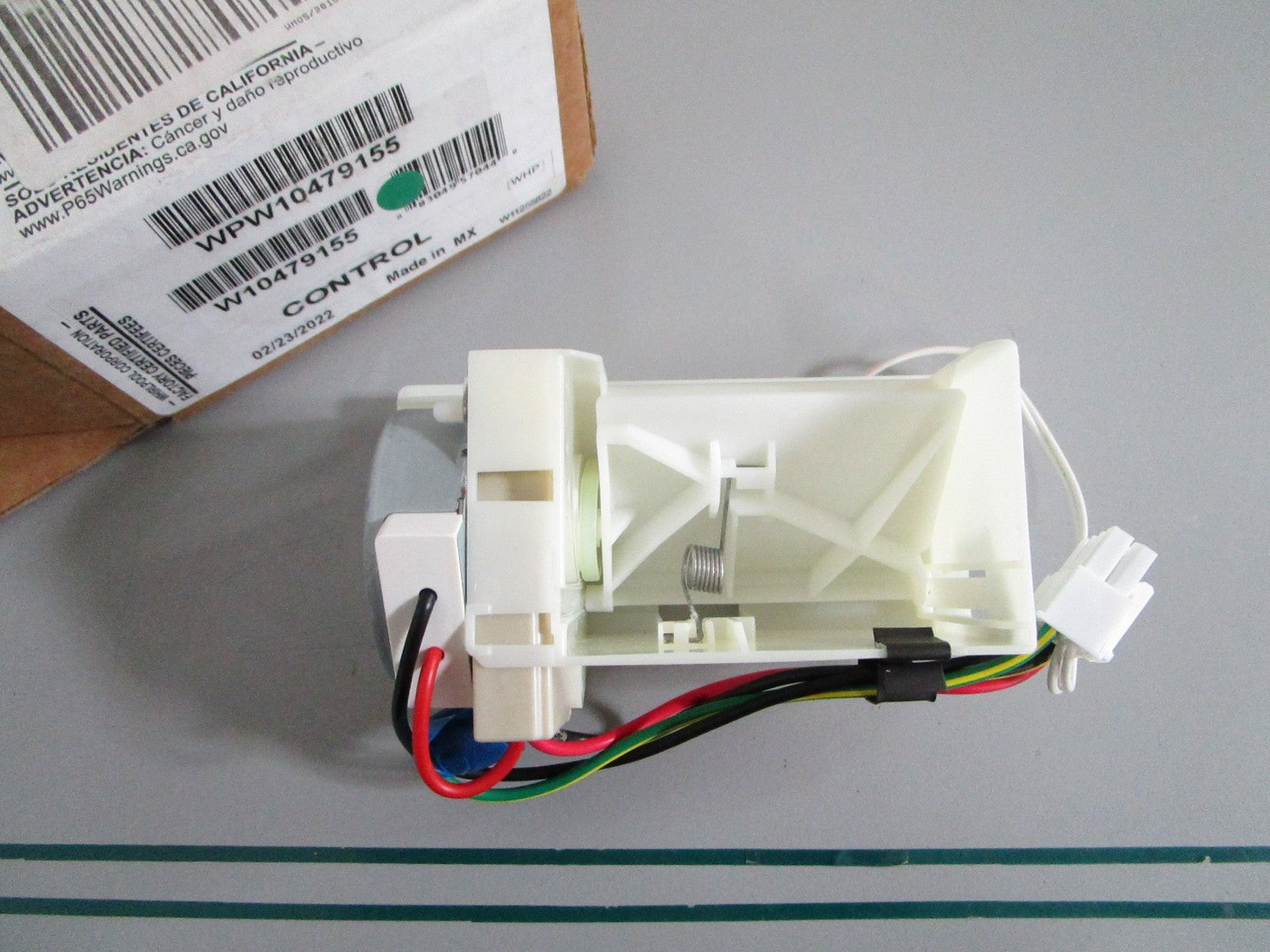 Whirlpool NEW OEM Refrigerator Damper Control Assembly WPW10479155 NOS Part 0820