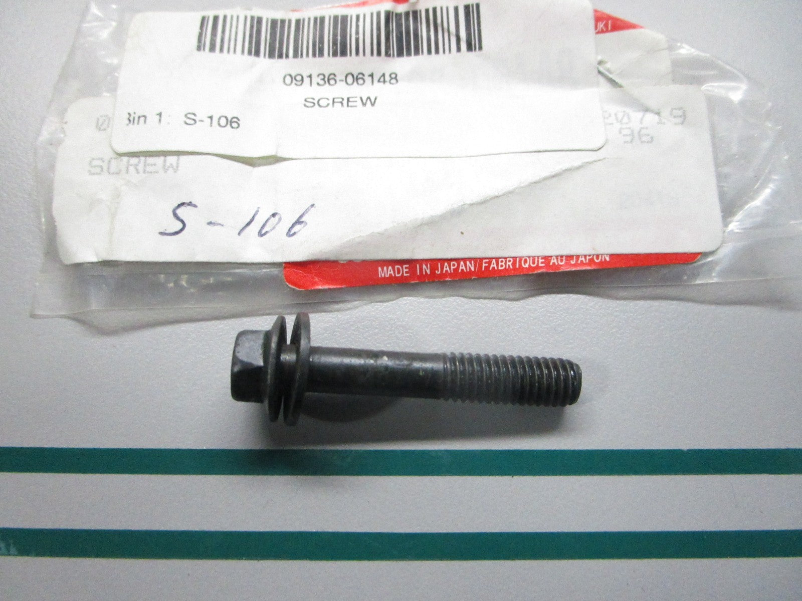 NEW OEM 09136-06148 Suzuki Screw 0810