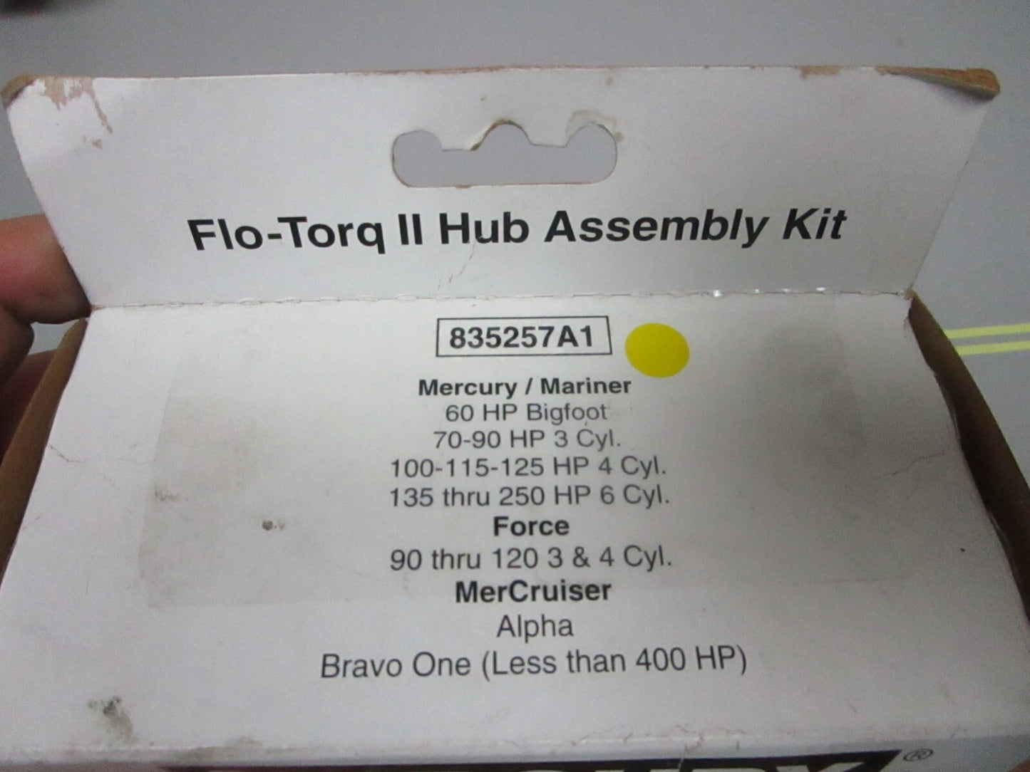*NEW OEM* 0720 Mercury Quicksilver Flo-Torq Hub Assembly Kit 835257A1