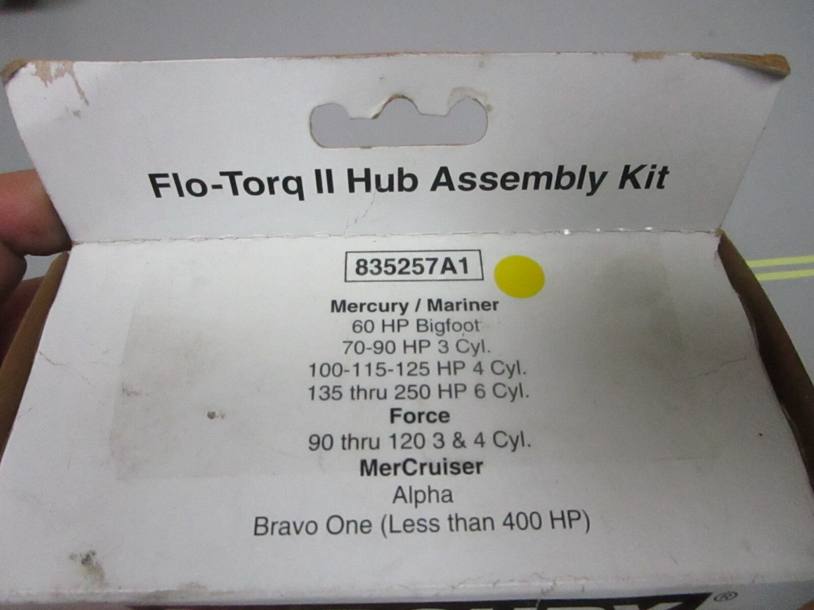 *NEW OEM* 0720 Mercury Quicksilver Flo-Torq Hub Assembly Kit 835257A1