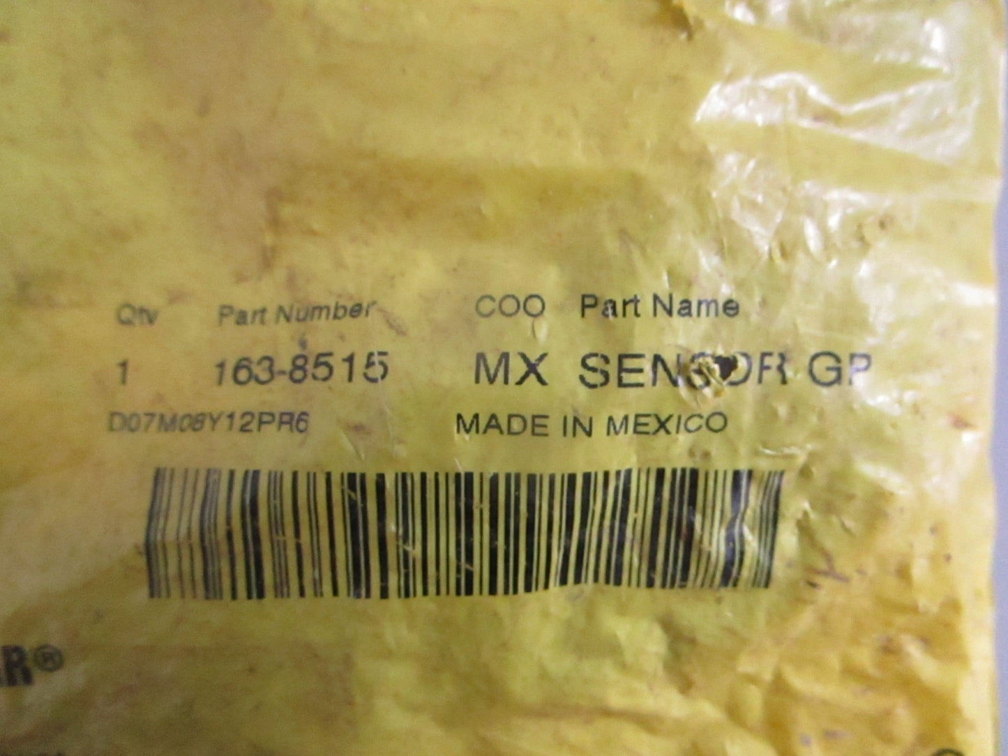 NEW OEM 163-8515 CAT Pressure Sensor 0820