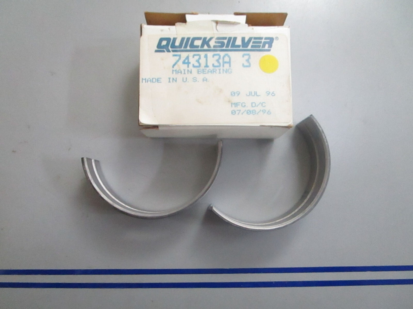 *NEW OEM* 0810 Mercury Quicksilver Main Bearing 74313A3