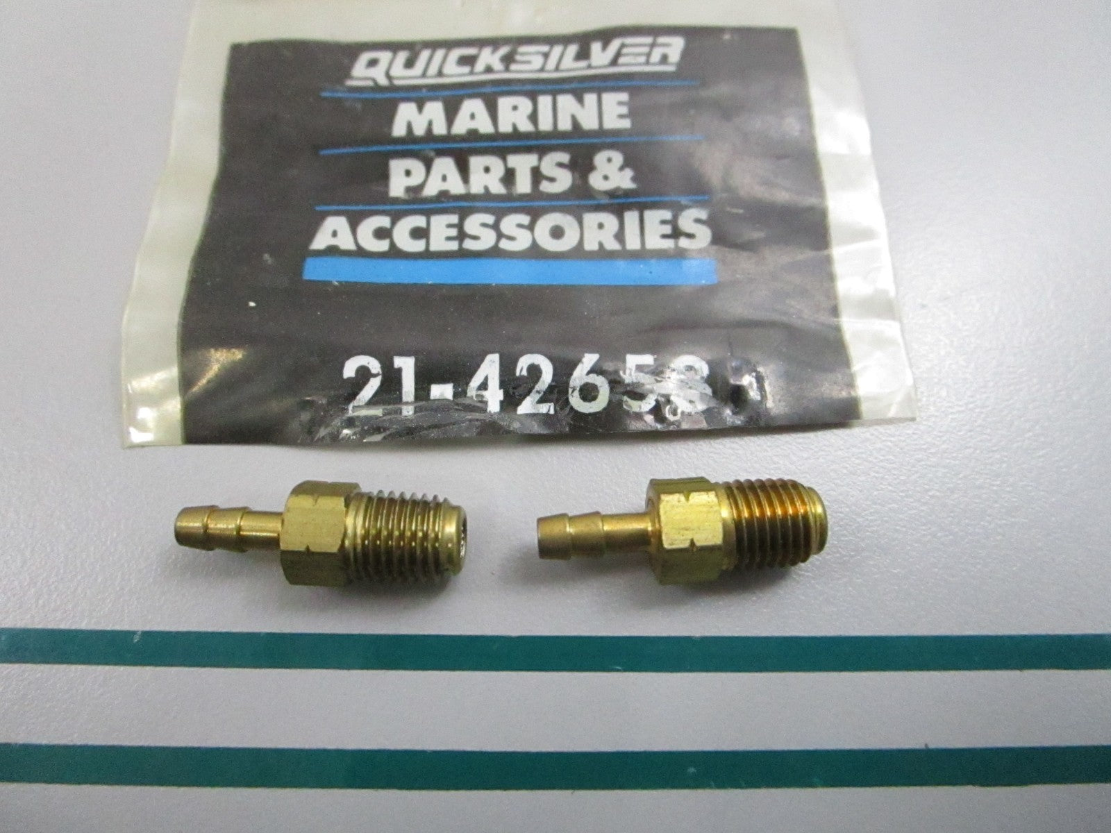 NEW OEM (LOT OF 2) 21-42658 Mercury Quicksilver Check Valve 0810