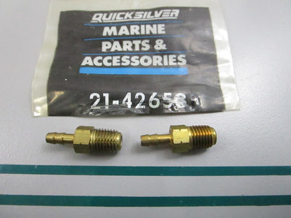 NEW OEM (LOT OF 2) 21-42658 Mercury Quicksilver Check Valve 0810