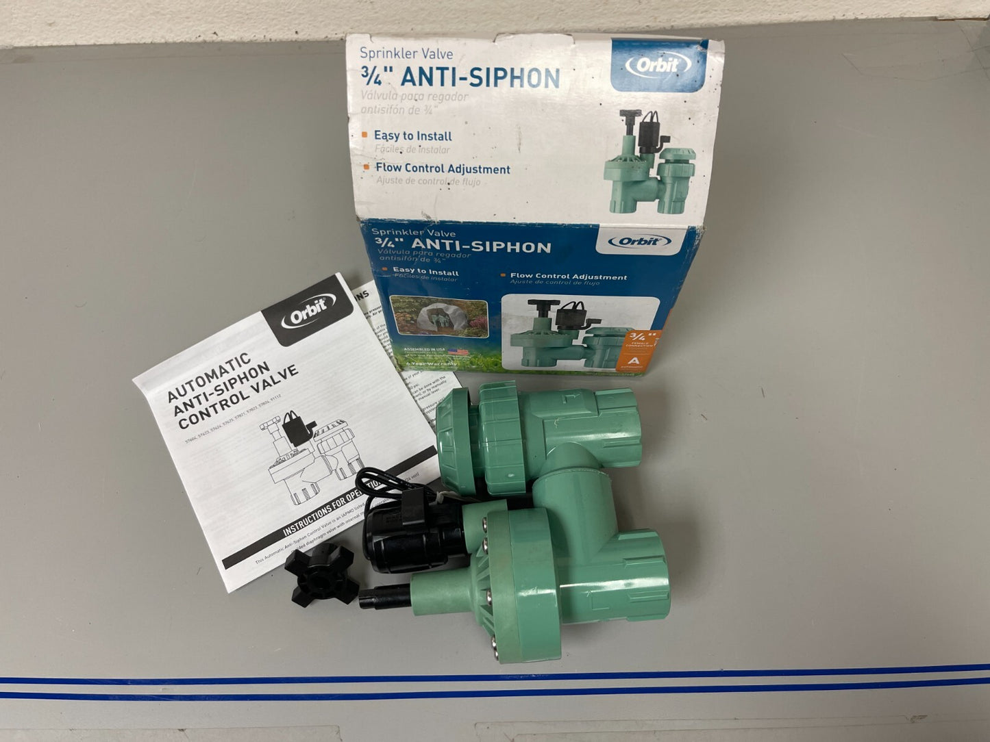 *NEW OEM* 0720 Orbit 3/4" Anti-Siphon Sprinkler Valve 57623-20