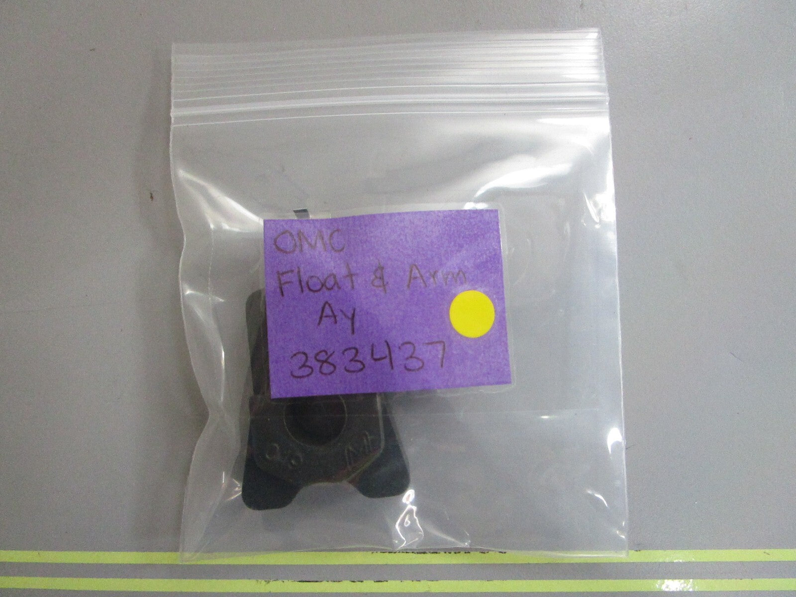 *NEW OEM* 0810 OMC Johnson Evinrude Float & Arm Assembly 383437 0373437