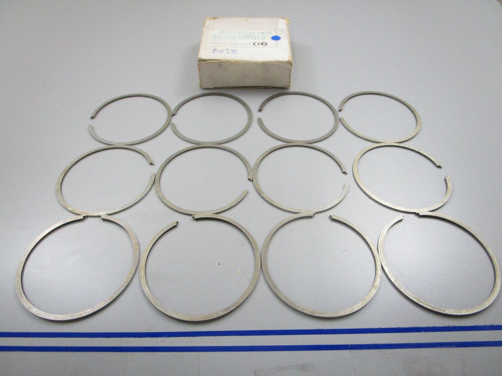 *NEW OEM* 0810 Mercury Quicksilver 12 Piston Ring Assembly 39-88392A12