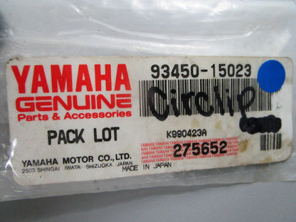 NEW OEM (LOT OF 3) 93450-15023 Yamaha Circlip 0810