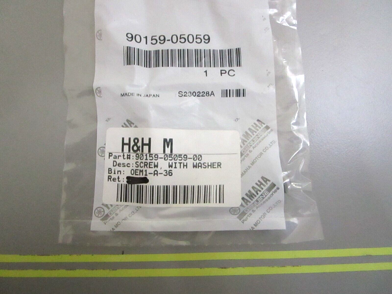 *NEW OEM* 0750 Yamaha SCREW & WASHER 90159-05059-00