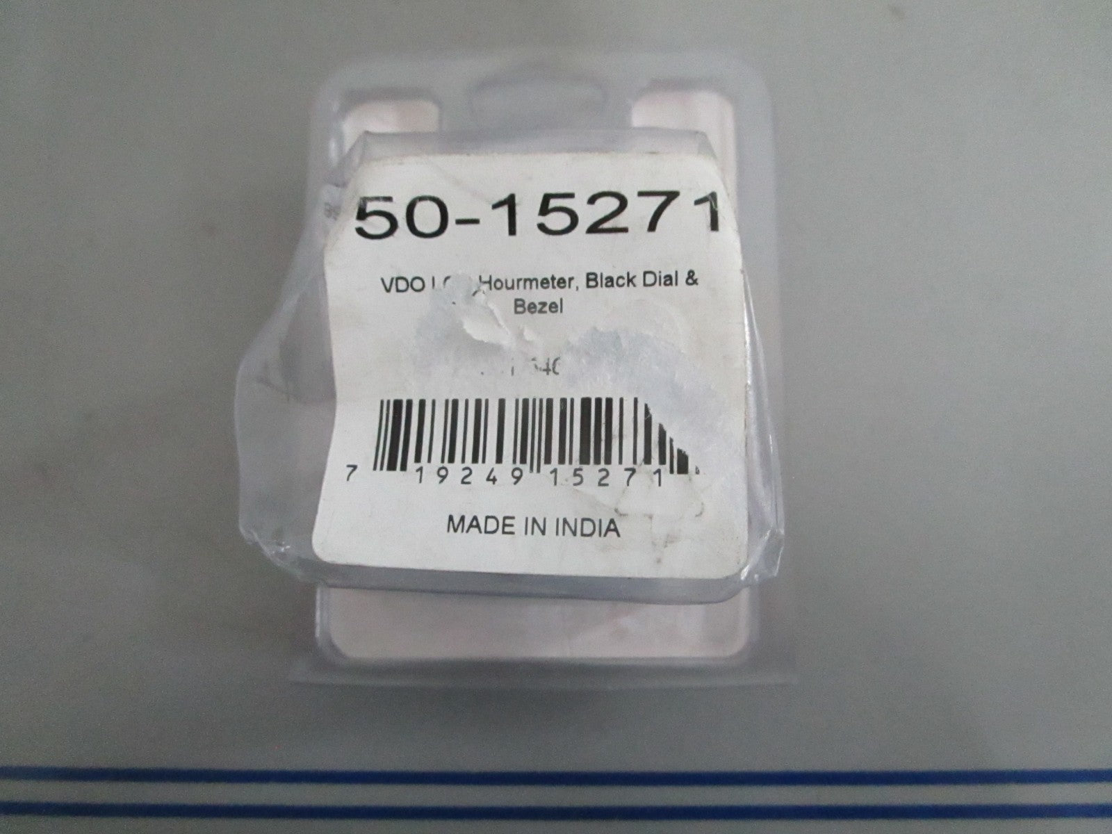 NEW OEM 50-15271 Seachoice Black Dial & Bezel VDO LCD Hourmeter 0820