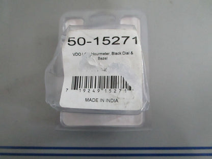 NEW OEM 50-15271 Seachoice Black Dial & Bezel VDO LCD Hourmeter 0820
