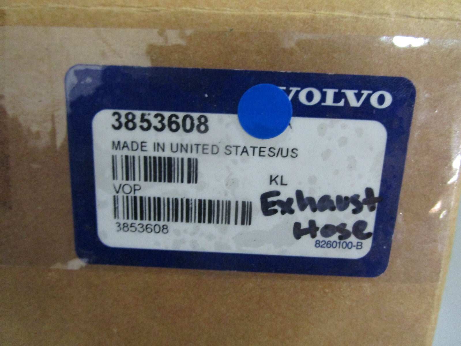 *NEW OEM* 0820 Volvo Penta Exhaust Hose 3853608 915959