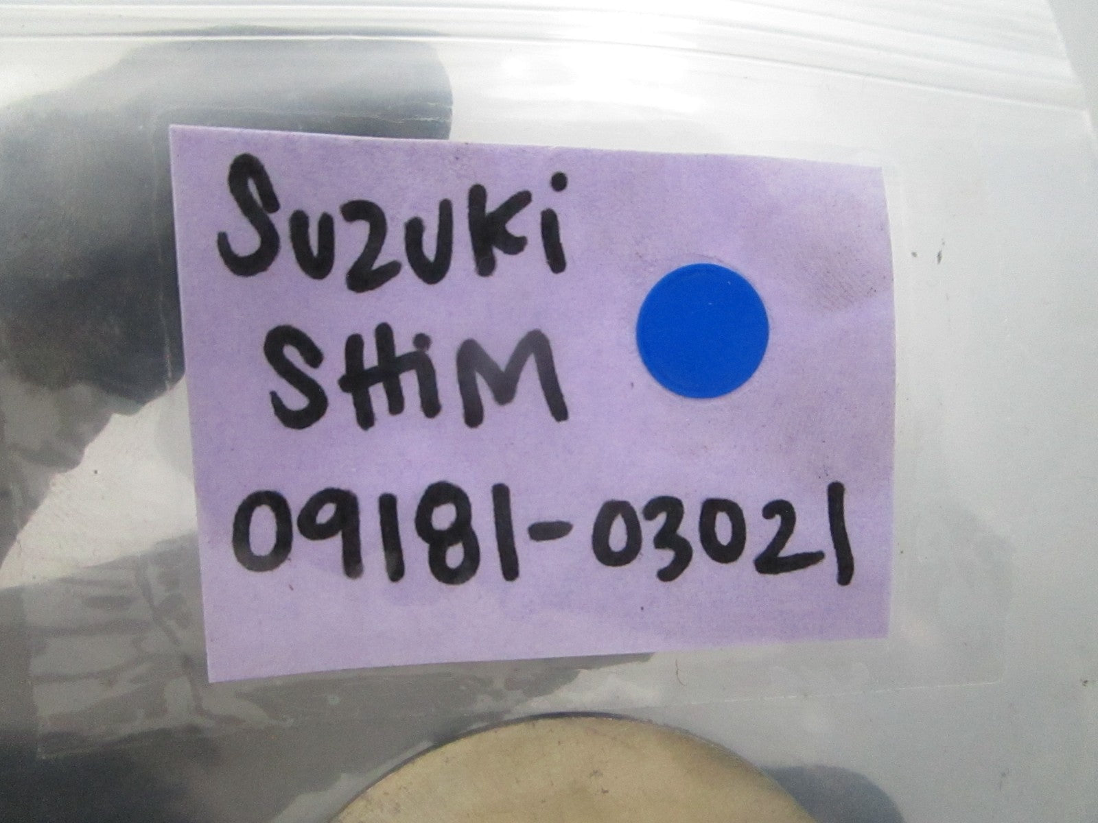 NEW OEM 09181-03021 Suzuki Shim 0810